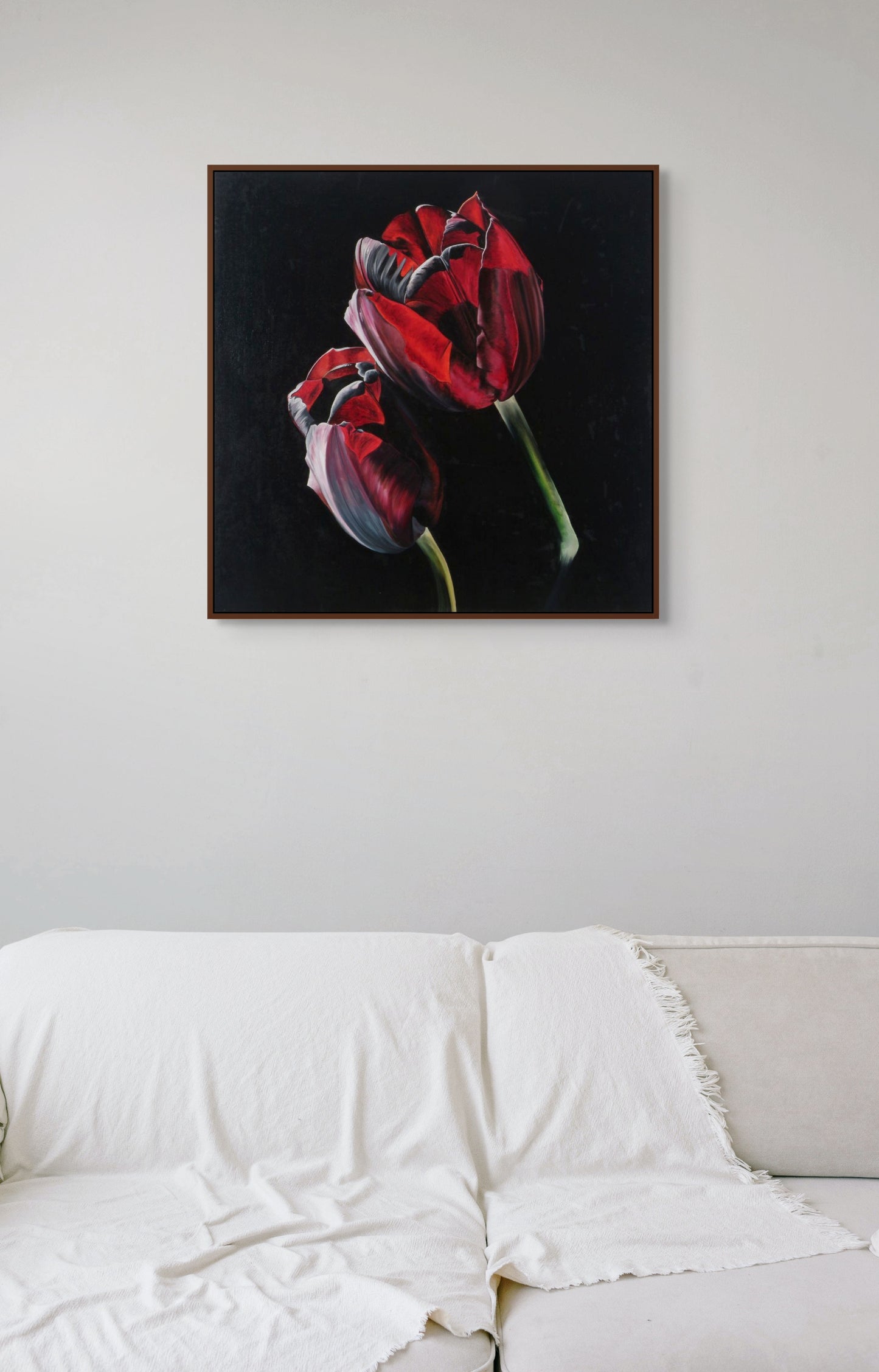 Two Red Tulips